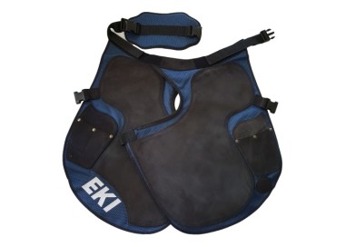 DELANTAL EKI FIBRA AZUL