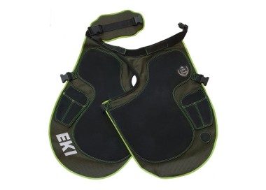 DELANTAL EKI FIBRA VERDE CON VERDE