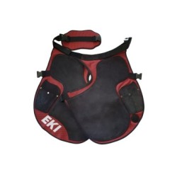 DELANTAL EKI FIBRA ROJO